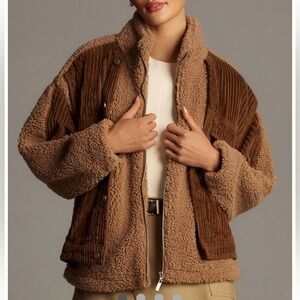 Women’s Brown Sherpa Jacket